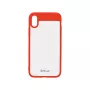 Cover Tellur iPhone X TLL121623 czerwony Transparent