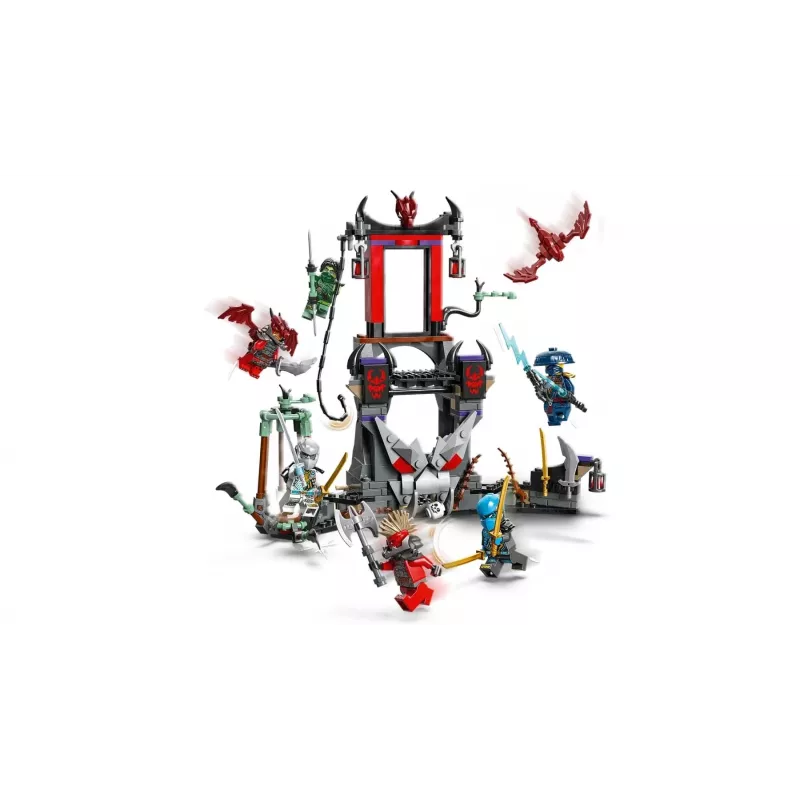 Zestaw konstrukcyjny LEGO NINJAGO 71841 Dragon Village — 305 elementów, 6 minifigurek, wiek 7+