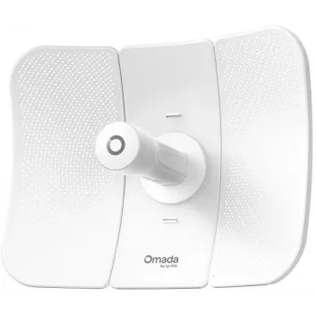 Mostek sieciowy TP-LINK Beam Bridge 5 UR KIT, 5 GHz single-band, Wi‑Fi 5 (802.11ac), Gigabit Ethernet, antena zewnętrzna, maks. zasięg 15000 m, biały