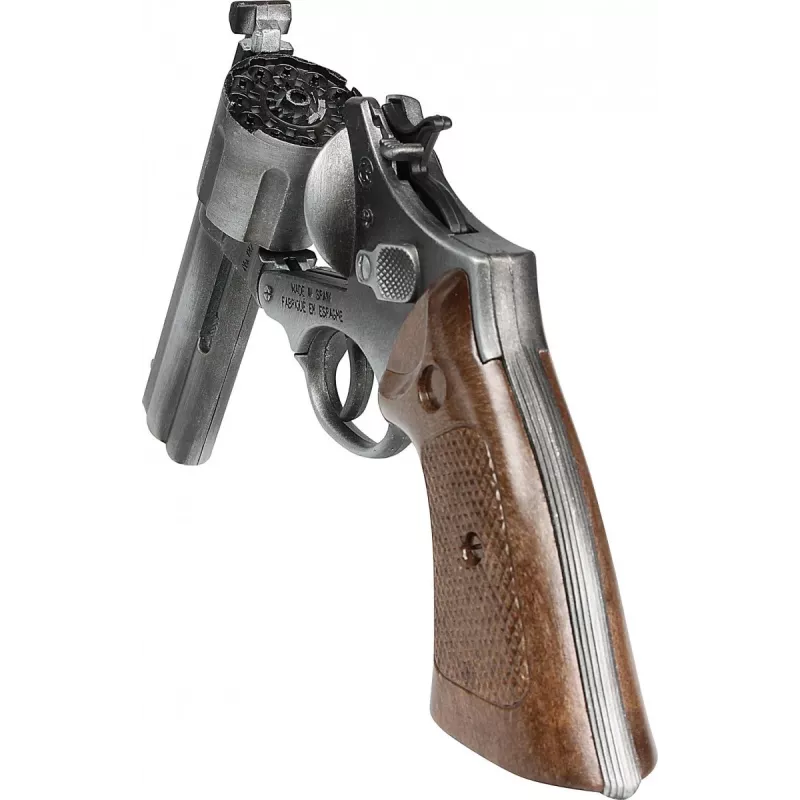 Pulio metalowy rewolwer w stylu policyjnym 155127/1, realistyczny design, metalowa konstrukcja