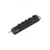 Brennenstuhl Primera-Line 10-gniazdowa czarna listwa zasilająca 2m 1153300120, czarny, kabel zasilający H05VV-F 3G1,5 2,0 m