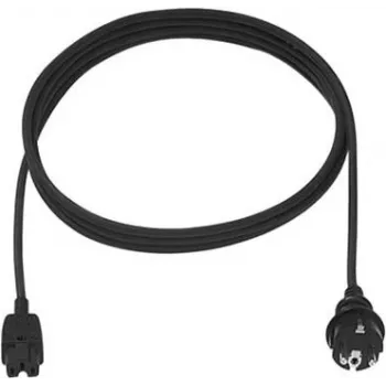 Kabel zasilający Bachmann 372.184 Czarny 2 m