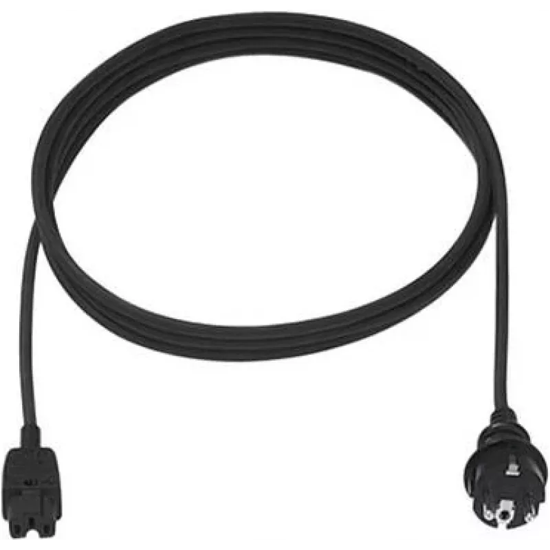 Kabel zasilający Bachmann 372.184 Czarny 2 m