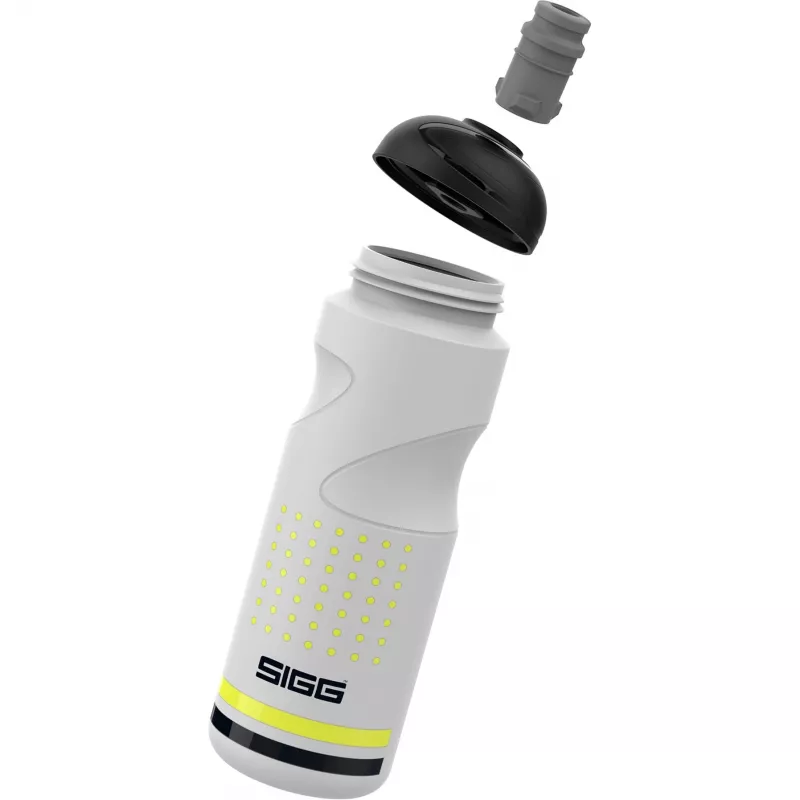 Bidon Sigg 6005.80 — plastikowy bidon sportowy 750 ml, biały, wysokość 236 mm