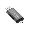Vention USB3.0 wielofunkcyjny czytnik kart metalowy szary