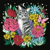Zestaw do malowania po numerkach Ravensburger CreArt Pixie Cold Cat (model 25855) – zestaw do malowania na płótnie