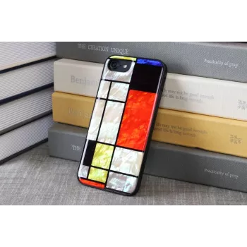 Etui ochronne iKins do Apple iPhone 8/7 Mondrian Czarny