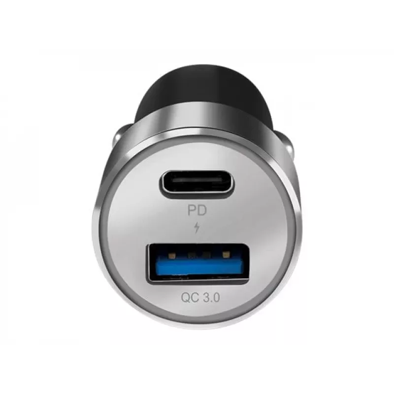 LogiLink Auto-Power Supply - 36 Watt - 3 A - PD 3.0, QC 3.0 - 2 porty wyjściowe (USB, 24-pin USB-C)