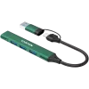 CANYON hub DS-02 4w1 USB-A/C Zielony