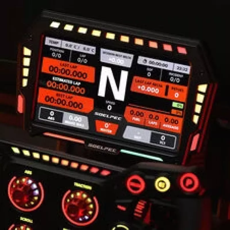 SOELPEC XR-7 Display, Simracing-Touchscreen, RGB-Telemetrie - czarny