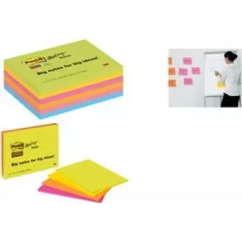 Post-it karteczki samoprzylepne Meeting Notes 6445-3SS-EU 101x152mm mix 3x45 kart. (6445-3SS-EU)