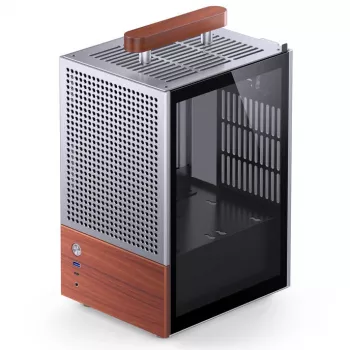 Obudowa PC Jonsbo T6, Mini-Tower, Mini-ITX, srebrna