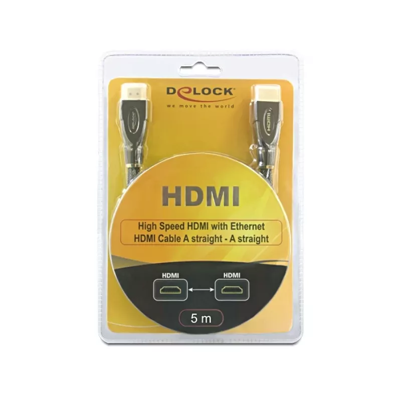 Kabel HDMI DeLOCK 5m HDMI AM/AM
