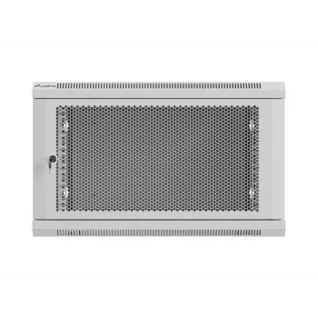 Szafa rack 19 inch 6U 600x600 szara perforowana