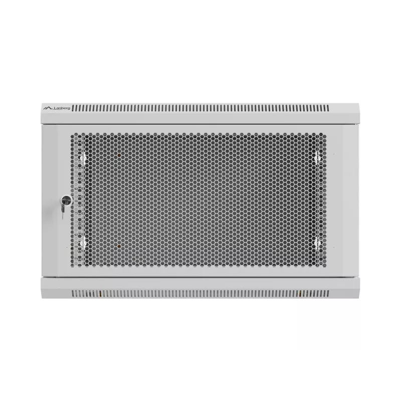 Szafa rack 19 inch 6U 600x600 szara perforowana
