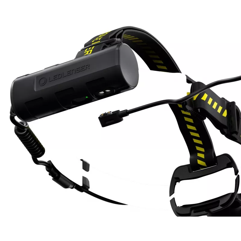 Ledlenser 502195 latarka Czarny, Żółty Latarka czołowa LED