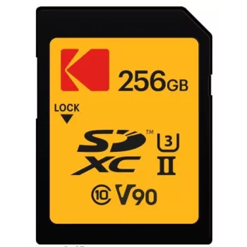 Karta pamięci Kodak EKMSD256GUHS2V2K SDXC UHS-II 256 GB Odczyt 300 MB/s Zapis 270 MB/s U3 V90 Class 10