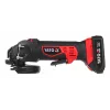 Szlifierka kątowa YATO YT-82826, 18V Li-Ion 2Ah, tarcza 125 mm, 10000 obr./min, gwint M14, osłona regulowana bez użycia narzędzi
