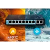 Przełącznik Extralink PoE CERES 8x 100Mb/s PoE/PoE+, 2x RJ45 Uplink 100Mb/s, 96W