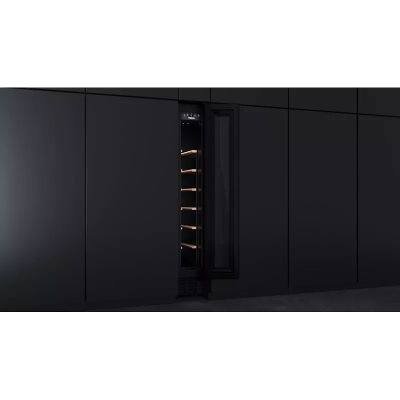 Teka RVU 10008 GBK Termoelektryczna chłodziarka do wina do zabudowy Czarna 8 butelek