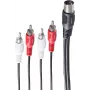 shiverpeaks BS10402 Kabel audio 1,5 m DIN (5-pin) 4 x RCA Czarny (BS10402)
