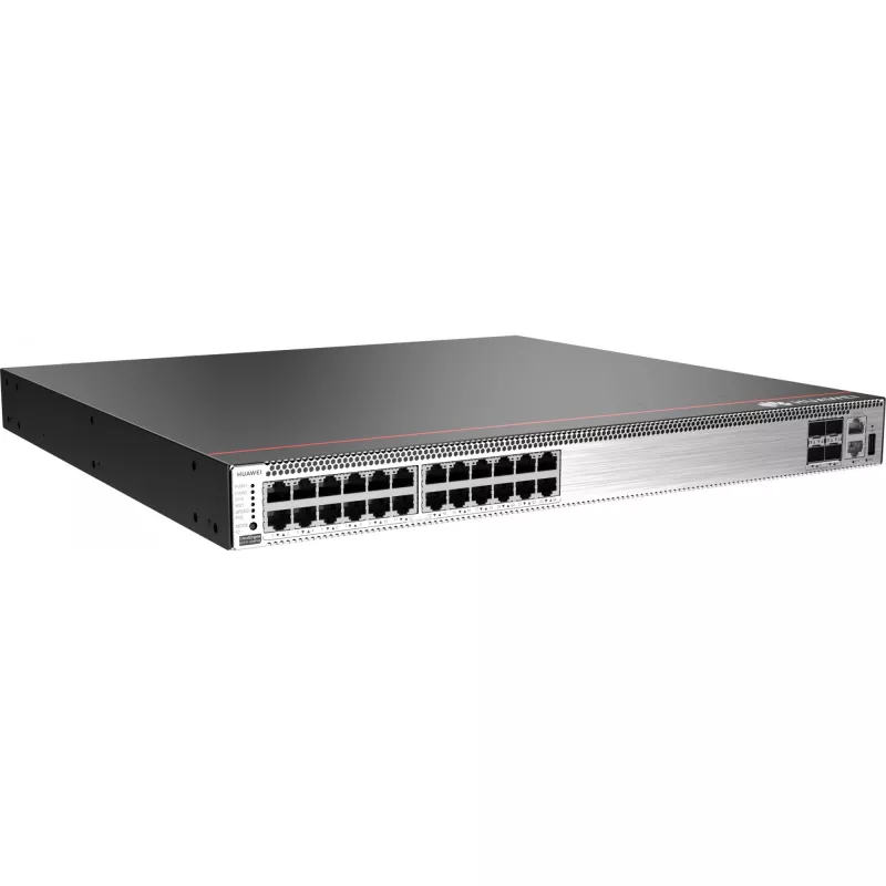 HUAWEI S5731-S24P4X - Zarządzany - L3 - Gigabit Ethernet (10/100/1000) - Power over Ethernet (PoE) - Montaż w szafie - 1U