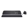 Logitech MX Keys Combo for Business – Zestaw klawiatura i mysz – podświetlany – bezprzewodowy – Bluetooth LE – QWERTY – GB – Grafitowy