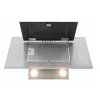 Okap kuchenny AKPO WK-4 Nero Eco 60, 600 mm, stal i szkło hartowane, 326 m³/h, aluminiowy filtr przeciwtłuszczowy, 55–61 dB