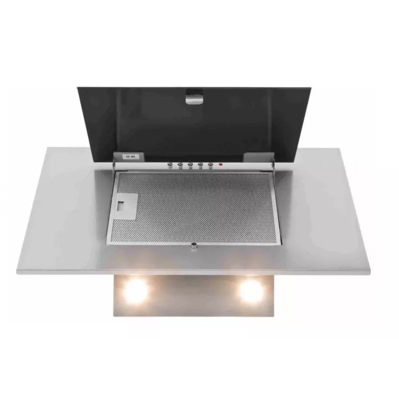 Okap kuchenny AKPO WK-4 Nero Eco 60, 600 mm, stal i szkło hartowane, 326 m³/h, aluminiowy filtr przeciwtłuszczowy, 55–61 dB