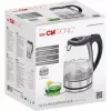 Czajnik elektryczny CLATRONIC WKS 3744 G — 1,7 L, 2200 W, stal nierdzewna/tworzywo sztuczne, wskaźnik poziomu wody