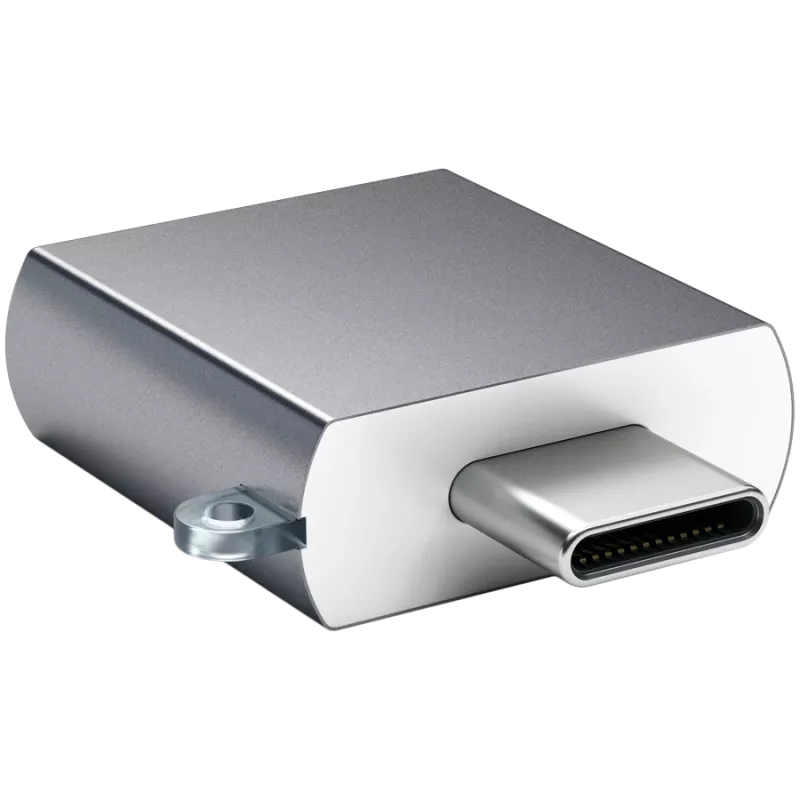Adapter Satechi USB-C na USB 3.0 Space Gray – szlachetny design i wysoka jakość – kompaktowa konstrukcja (179979)