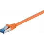 Wentronic Goobay CAT 6a kabel krosowy, S/FTP (PiMF), pomarańczowy, 7,5 m - LSZH bezhalogenowy, miedź (93851)