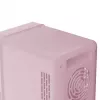 Mini lodówka z podświetlanym lusterkiem LED Elle ESDAFX04PUEU 4 L, fioletowa