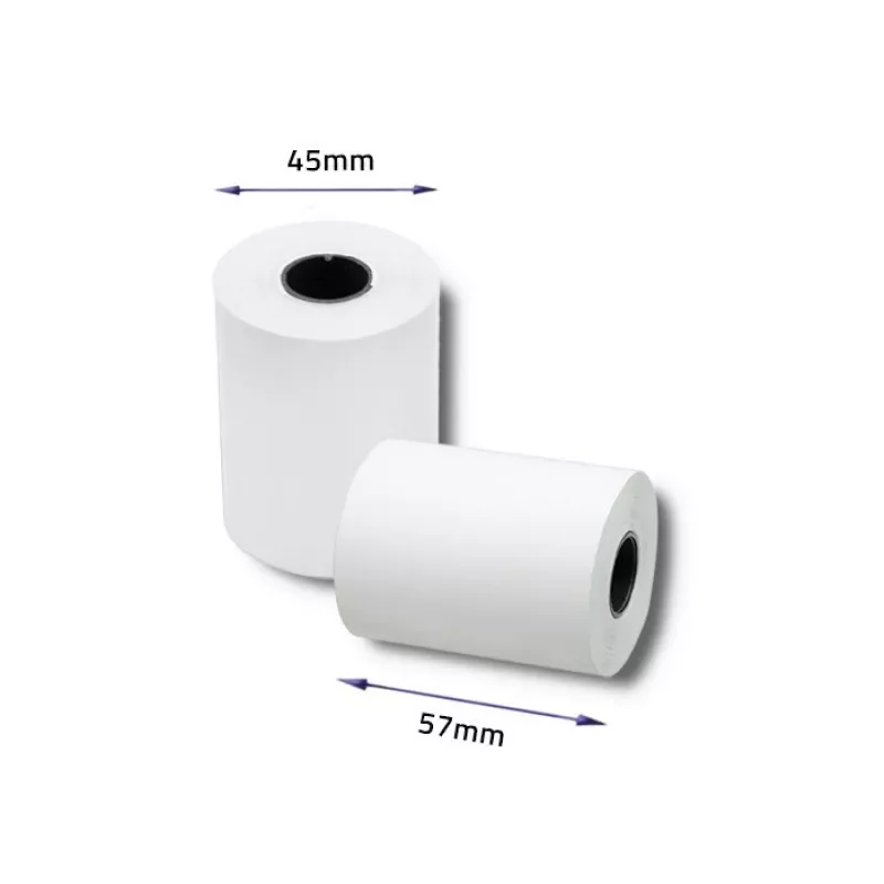 Etykiety papierowe do drukarki QOLTEC szerokość 5,7 cm, białe, 55 g/m², opakowanie 10 sztuk (model 51896)