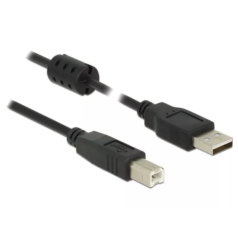 Kabel USB DeLOCK 2 m USB 2.0-A USB 2.0-B Czarny