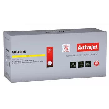 Toner Activejet ATH-415YN (zamiennik HP 415A W2032A; Supreme; 2100 stron; żółty) z chipem