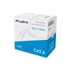 Kabel sieciowy LANBERG Cat6 U/UTP LCU6-11CU-0305-S, 305 m, 23 AWG, szary, płaszcz HDPE