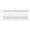 Alantec PK013 - Gigabit Ethernet - RJ-45 - Cat5e - U/UTP (UTP) - 22/26 - Czarny (PK013)