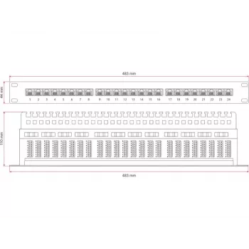 Alantec PK013 - Gigabit Ethernet - RJ-45 - Cat5e - U/UTP (UTP) - 22/26 - Czarny (PK013)
