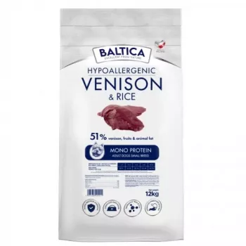BALTICA Nutraceutic Hipoalergiczna Małe Rasy Jeleń z Ryżem - sucha karma dla psów - 12kg