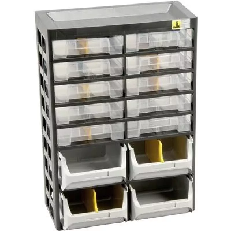 Storage Box allit VarioPlus Basic D 21 — wymiary 305×435×170 mm, czarny