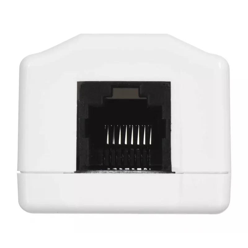 Puszka natynkowa LANBERG RJ-45 OU6-0001-W, Kat.6, biała