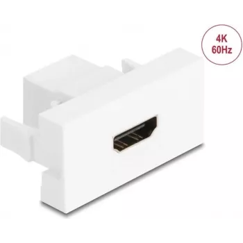 DeLOCK 90850 Gniazdo 2 x HDMI Biały Męski Złącze