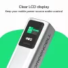 Przenośny akumulator Green Cell PBGC25UD, 25200 mAh, Li‑Ion, 140 W mocy całkowitej, 2× USB‑C + 1× USB‑A, wyświetlacz OLED, aluminiowa obudowa