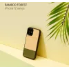 Etui na telefon man and wood do iPhone 12 mini — bamboo forest Czarny