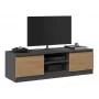Stolik RTV Top e Shop RTV 120 ANTR/ARTIS — 1200×400×360 mm, blat i rama antracyt, płyta wiórowa, 2 półki
