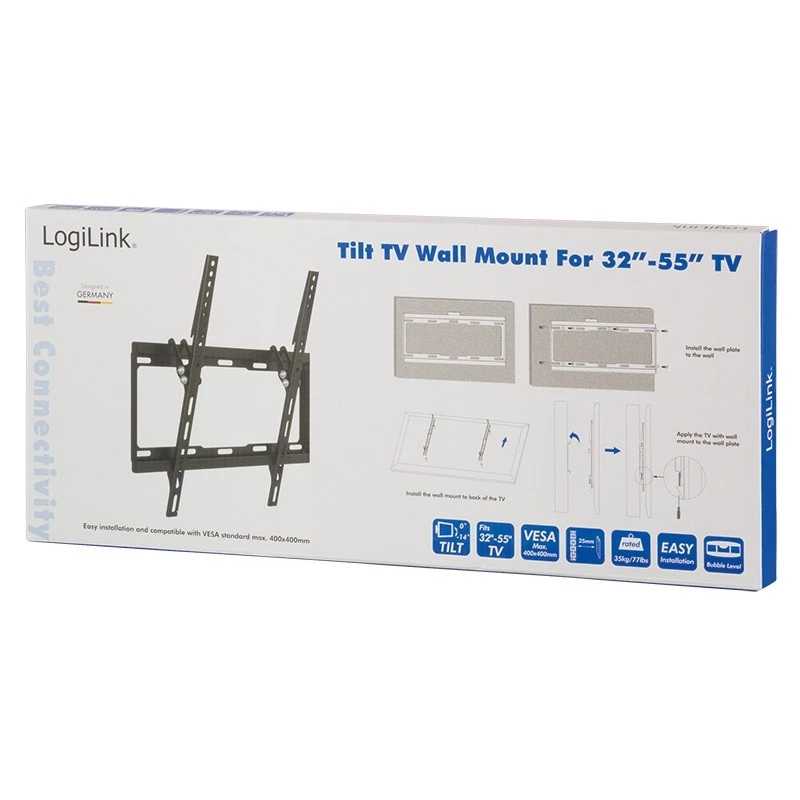 Uchwyt TV LogiLink BP0012 139,7 cm (55 cali) Czarny