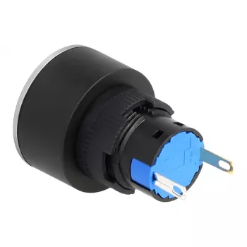 Przemysłowa lampka sygnalizacyjna LED DELOCK 22053 — 1 LED, IP40/IP65, AC 250 V 5 A, Ø 2,5 cm, wys. 42 mm