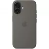 Etui Apple iPhone 16 Silicone Case z MagSafe w kolorze Stone Gray