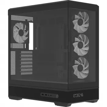 Obudowa komputerowa AeroCool Geh Midi P500B-Digi Czarny